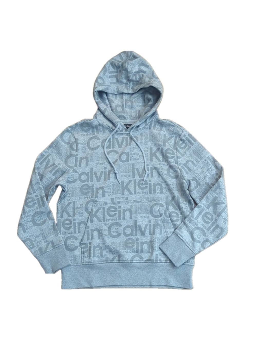 Calvin Klein hoodie sweatshirt XS NWT all over logo